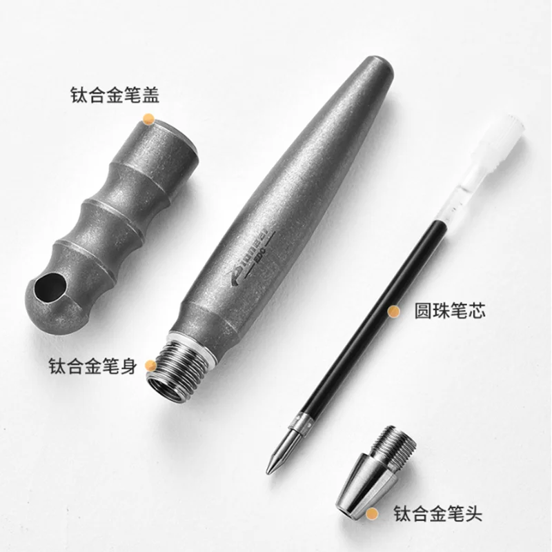 Imagem -03 - Titânio Portátil Edc Tactical Pen para Mulheres Mini Auto-defesa Signature Pen Janela Quebrando Acampamento ao ar Livre Novo