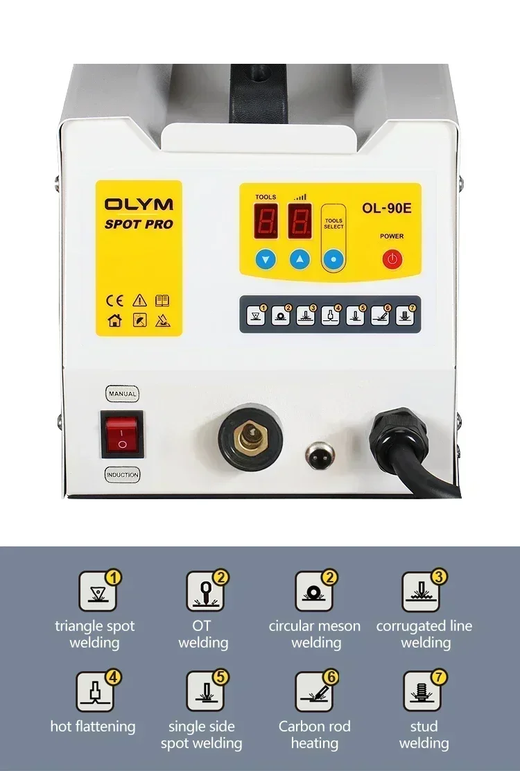 Multi Functional Car Body Repair Equipment Dent Puller Spot Welding Machine Standard Configuration 220V EU and GB Plug