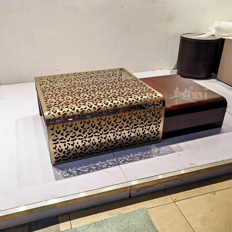 Soggiorno casa design bordo cavo in metallo diverse combinazioni