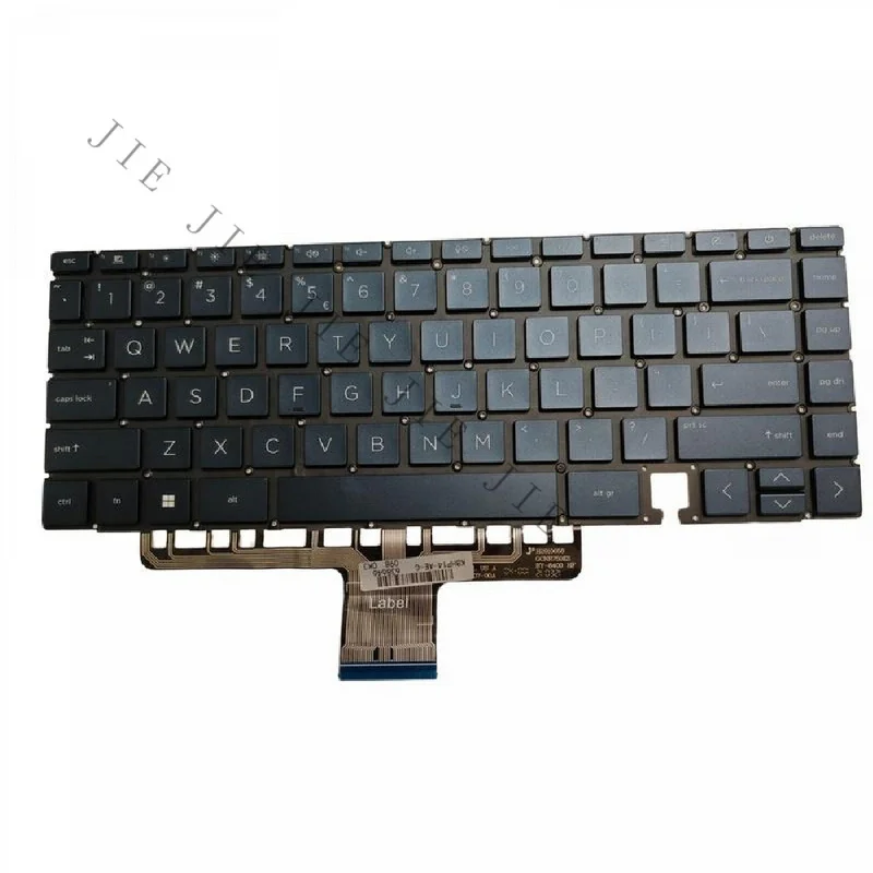 SA+New US English Backlit Laptop Replacement Keyboard Blue For HP Spectre x360 14-EA 14-EB 14-AE