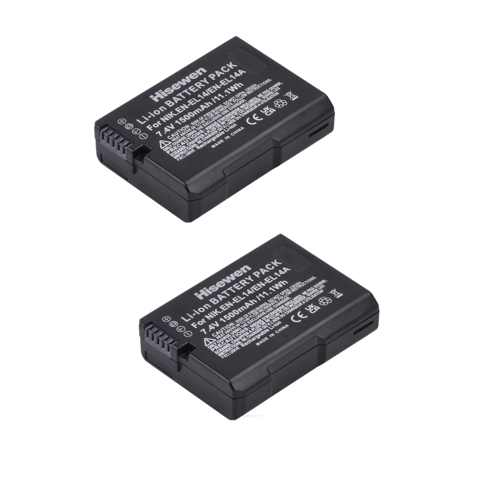 1500mAh EN-EL14 EN-EL14a ENEL14 Battery+LED USB Dual Charger for Nikon EL14 D3100 D3200 D3300 D5100 D5200 D5300 P7000