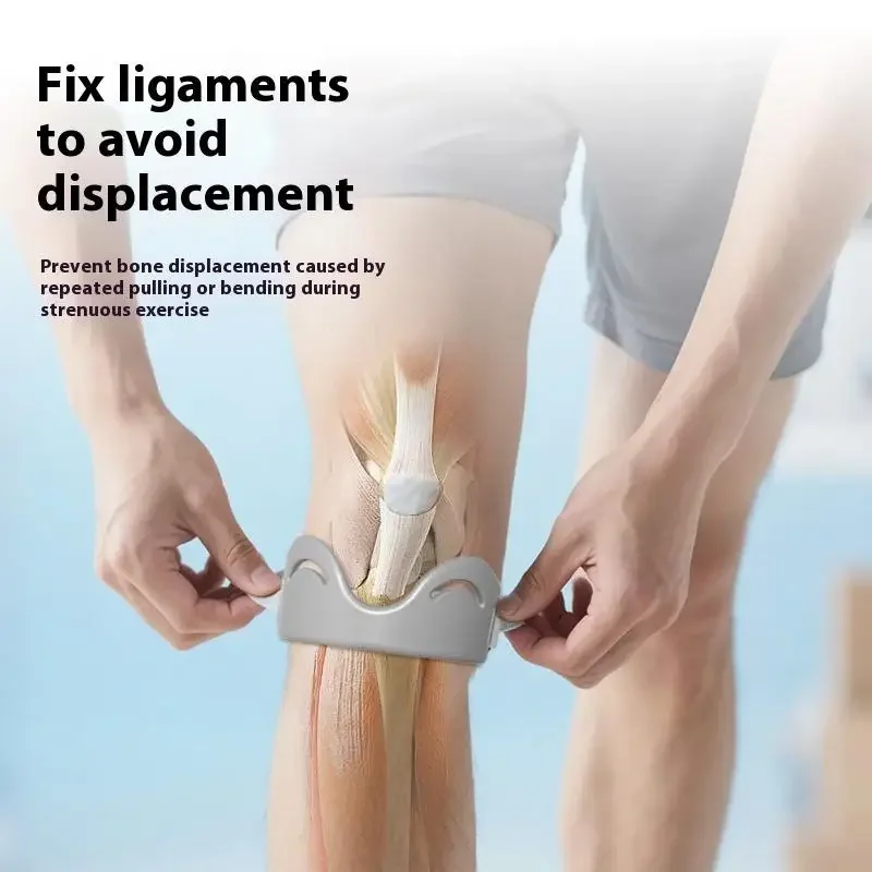 2 قطعة سيليكون الرضفة وتر الركبة الأشرطة مرونة مرنة الرضفة وتر استقرار قابل للتعديل تنفس الركبة دعم حامي #1