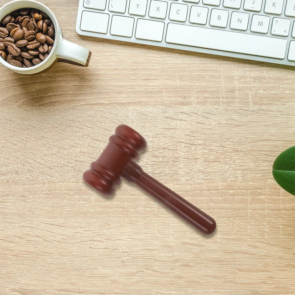 2 pezzi Martello da giudice Martello in plastica per bambini Gioco di ruolo Avvocato Vestire Gioco Divertimento Prop Bomboniera Accessorio per il corridoio