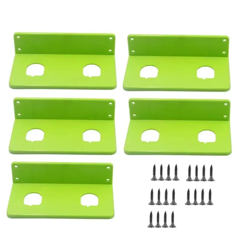 AEE4-Wall Mount Holder For Ryobi 18V Nicd Li- Battery And Power Tools Plastic Drill Storage Hangers For Display Shelf