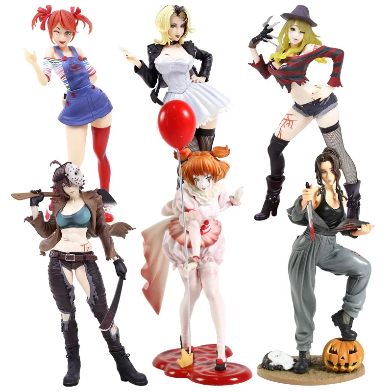 Horror Movie Characters Chucky Michael Myers Bishoujo Series Statue Figure Toy