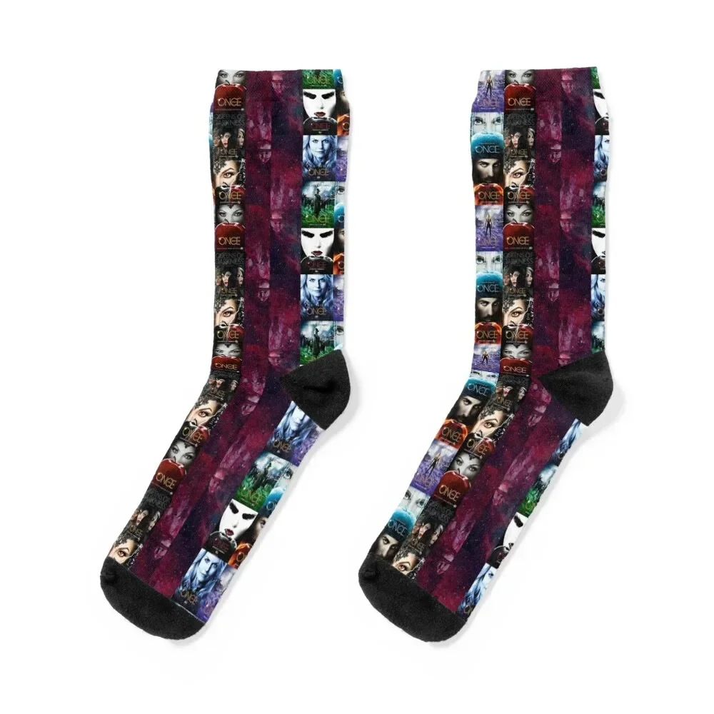 

Once upon a time ... Socks sheer sports stockings Crossfit winter gifts Designer Man Socks Women's