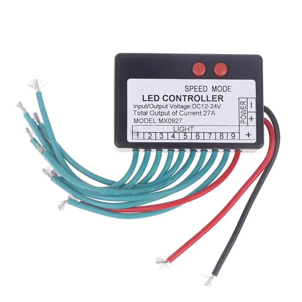 DC 12V 24V LED Light Box Controller Programmable Running Flash Modes For Outdoor Channel Letters And Decorative Business Signs