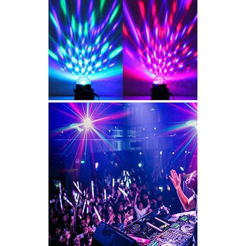 DT16 Party Lights, Disco Ball DJ Rave Light Kit - Sound Activated, Remote Control, Stage Lights, Halloween Party Lights, Disco