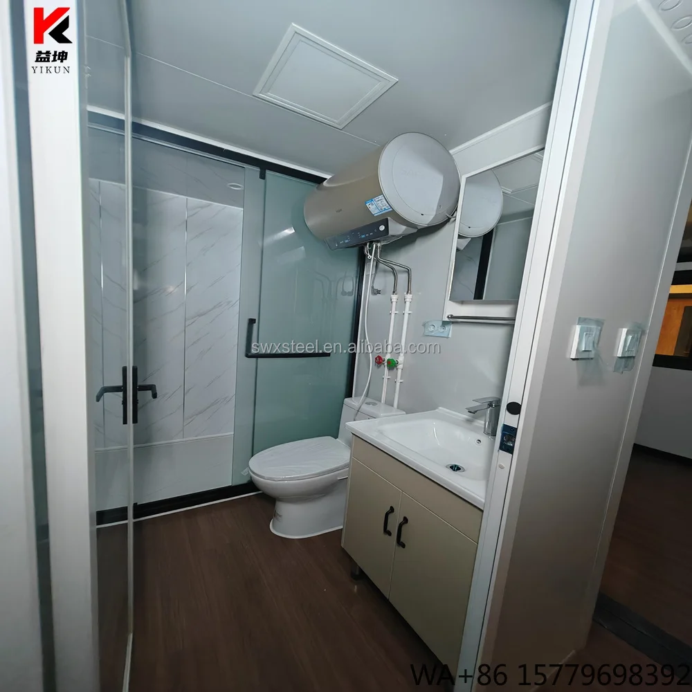 High End House with Metal Carved Panel 20FT House with Water Heater  Kitchen and Bathroom