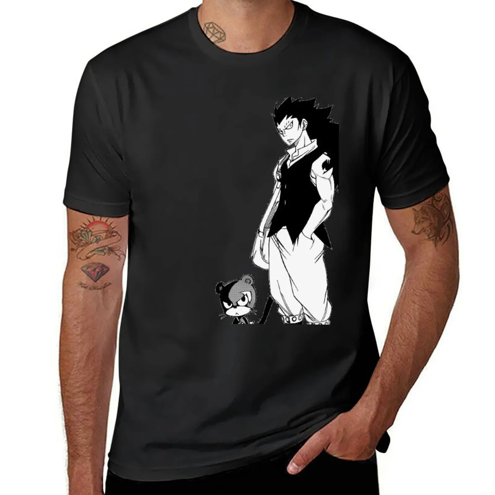 Gajeel T-Shirt vintage clothes tees customizeds mens graphic t-shirts pack