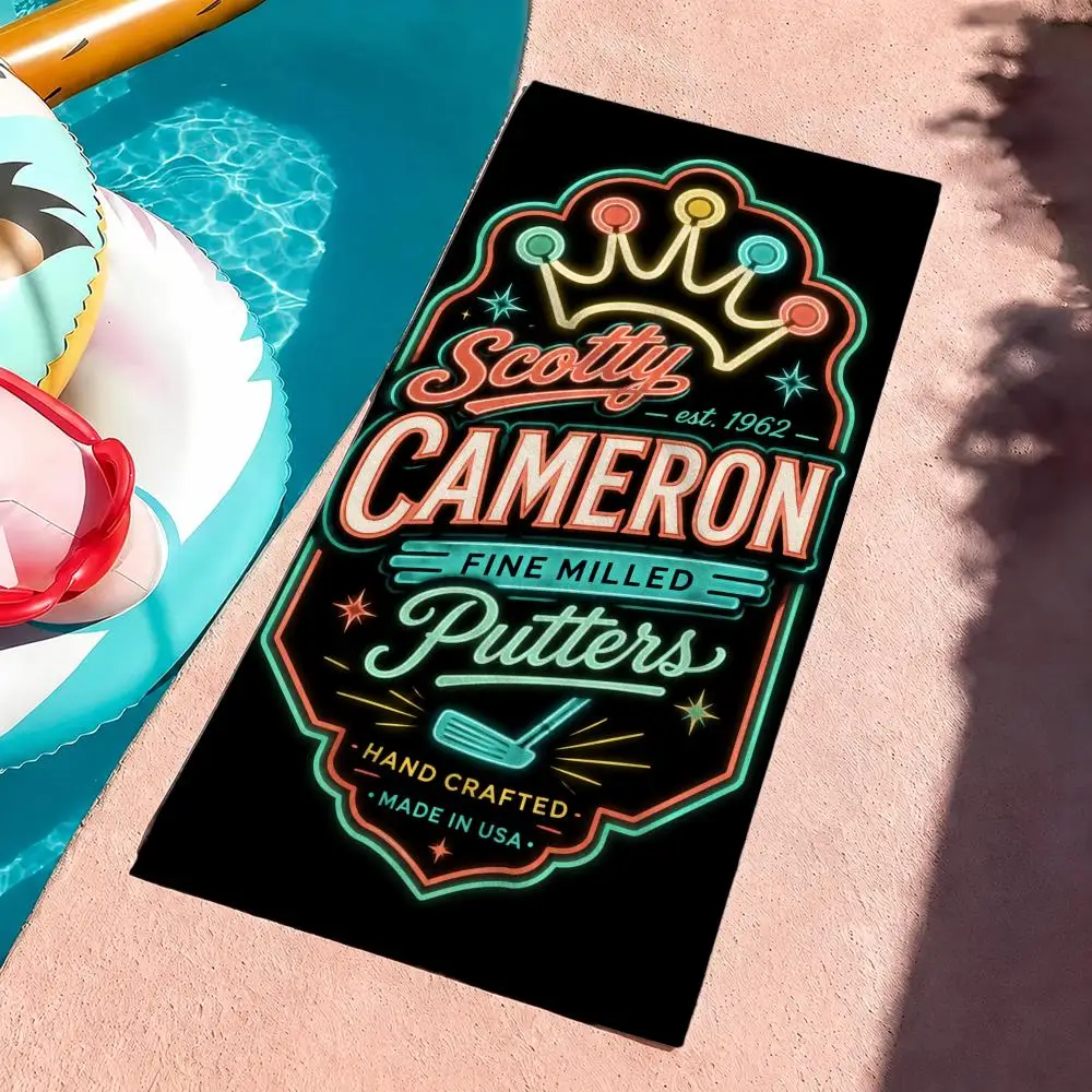 Marke Scotty Cameron Towel Mikrofaser-Strandtuch, schnell trocknend, sandfrei, ultrafeine Fasern, superweich. – Detail 14