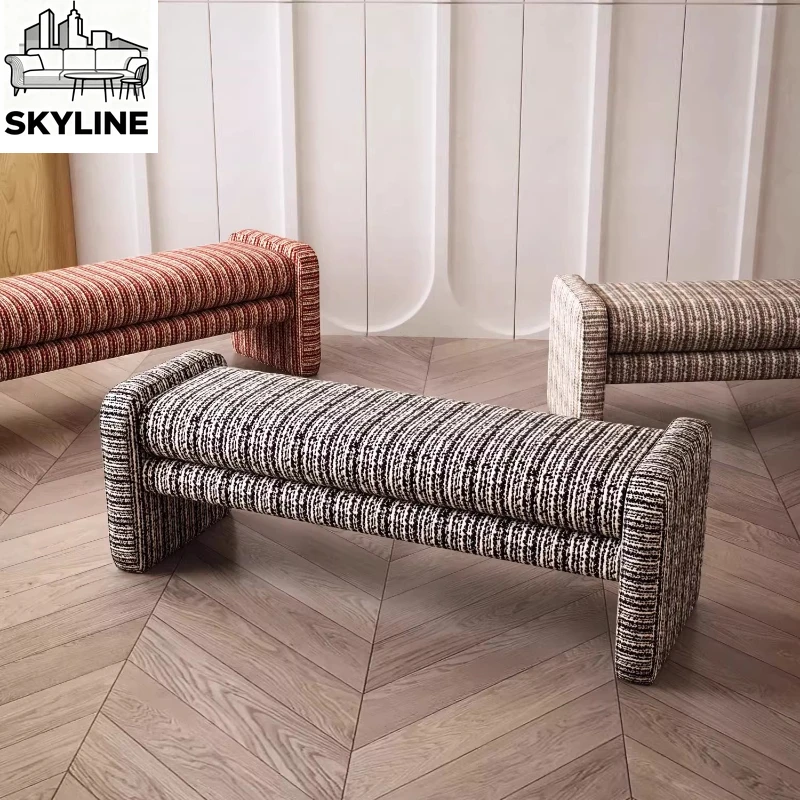 French bench bedroom cloakroom sofa stool home entrance second-hand shoe changing stool