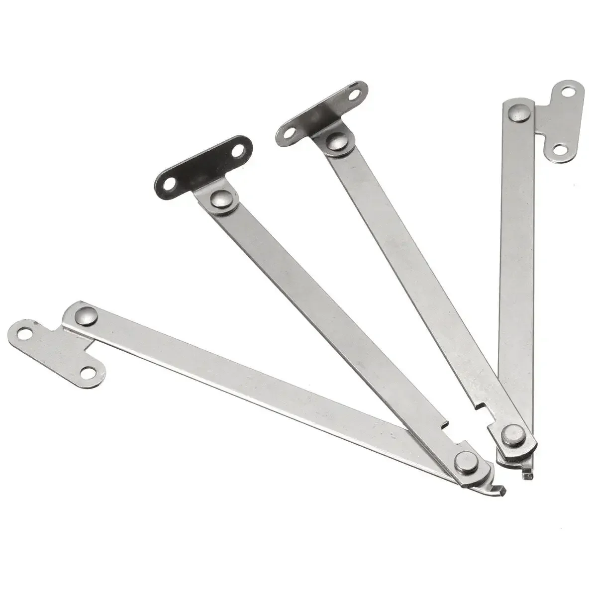 2PCS Folding Door Stays Kitchen Cupboard Cabinet Support Box Hinge Lift Up Stay Support