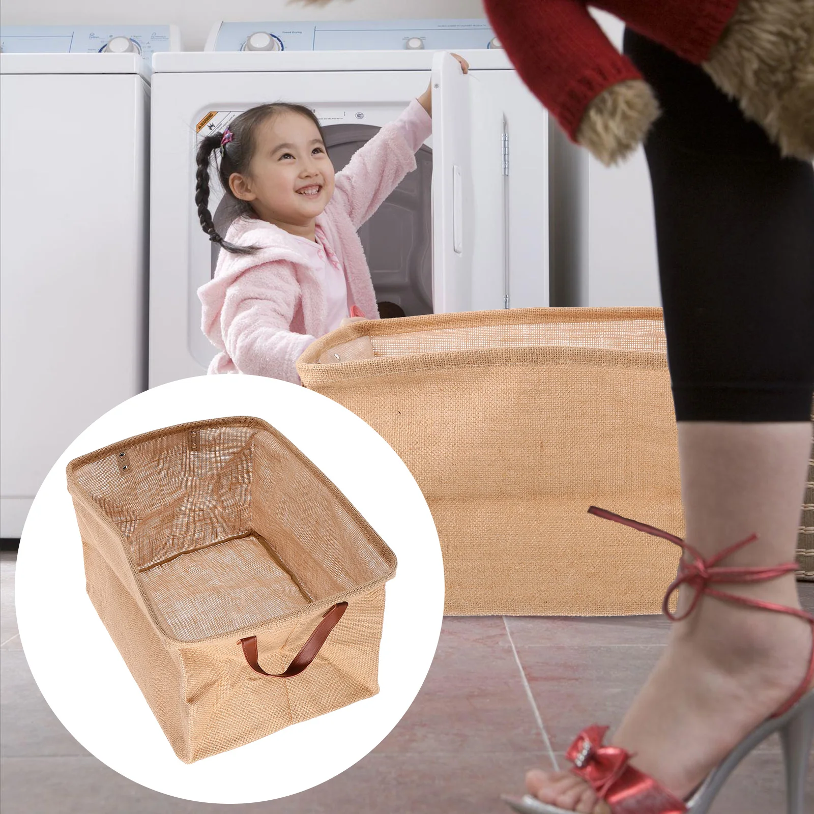 

Practical Bathroom Laundry Storage Basket Large Capacity H Portable ganizer PE Material Home Use Clothes Toy Tools