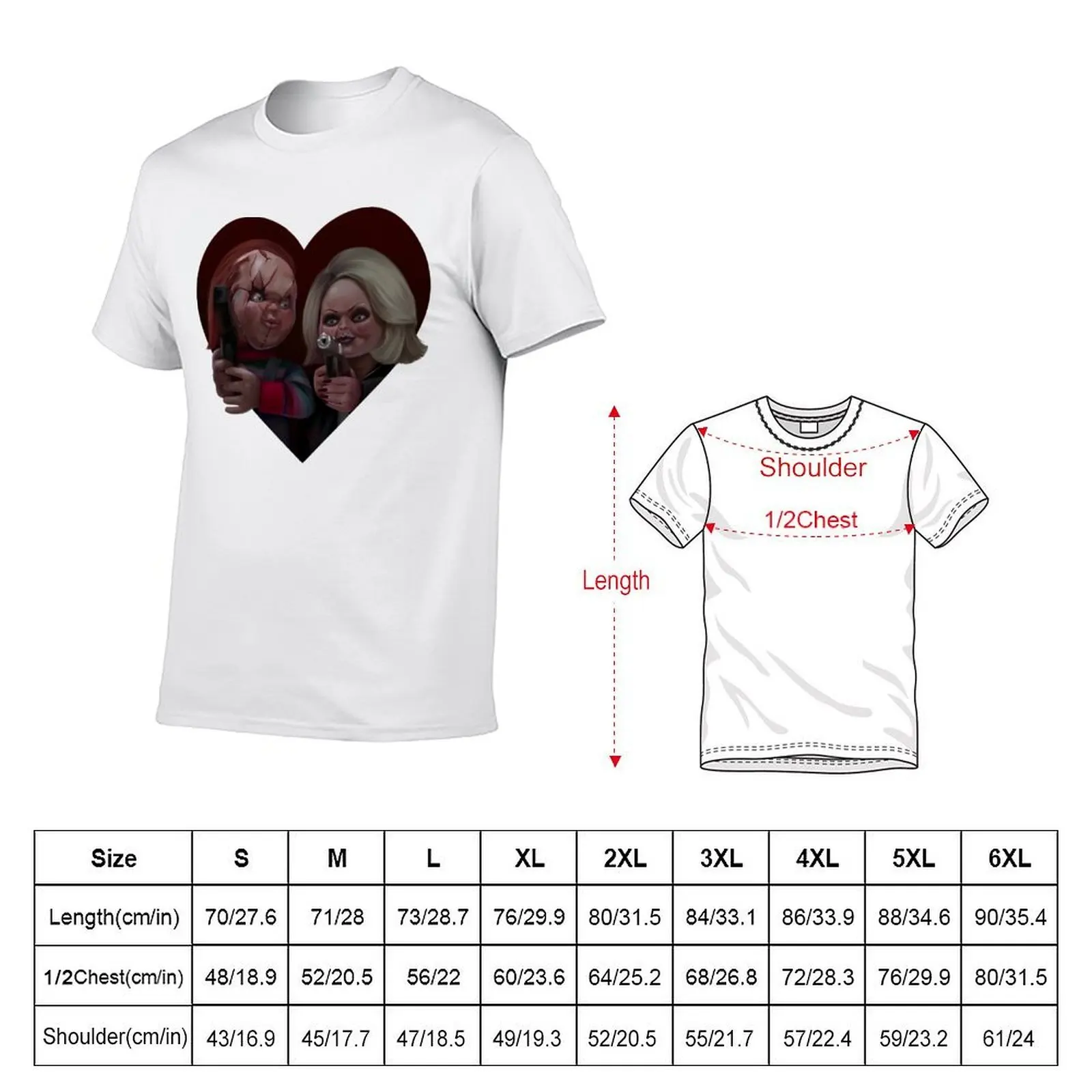 Bride of Chucky T-Shirt t shirt for man man t shirts high quality luxury brand T-Shirt