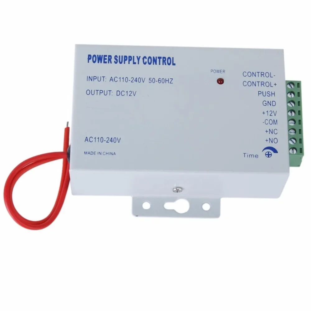 Porta Acesso Sistema de Controle de Vídeo Porteiro, Porteiro, Bloqueio Elétrico, Controle de Alimentação, Acessórios, DC 12V