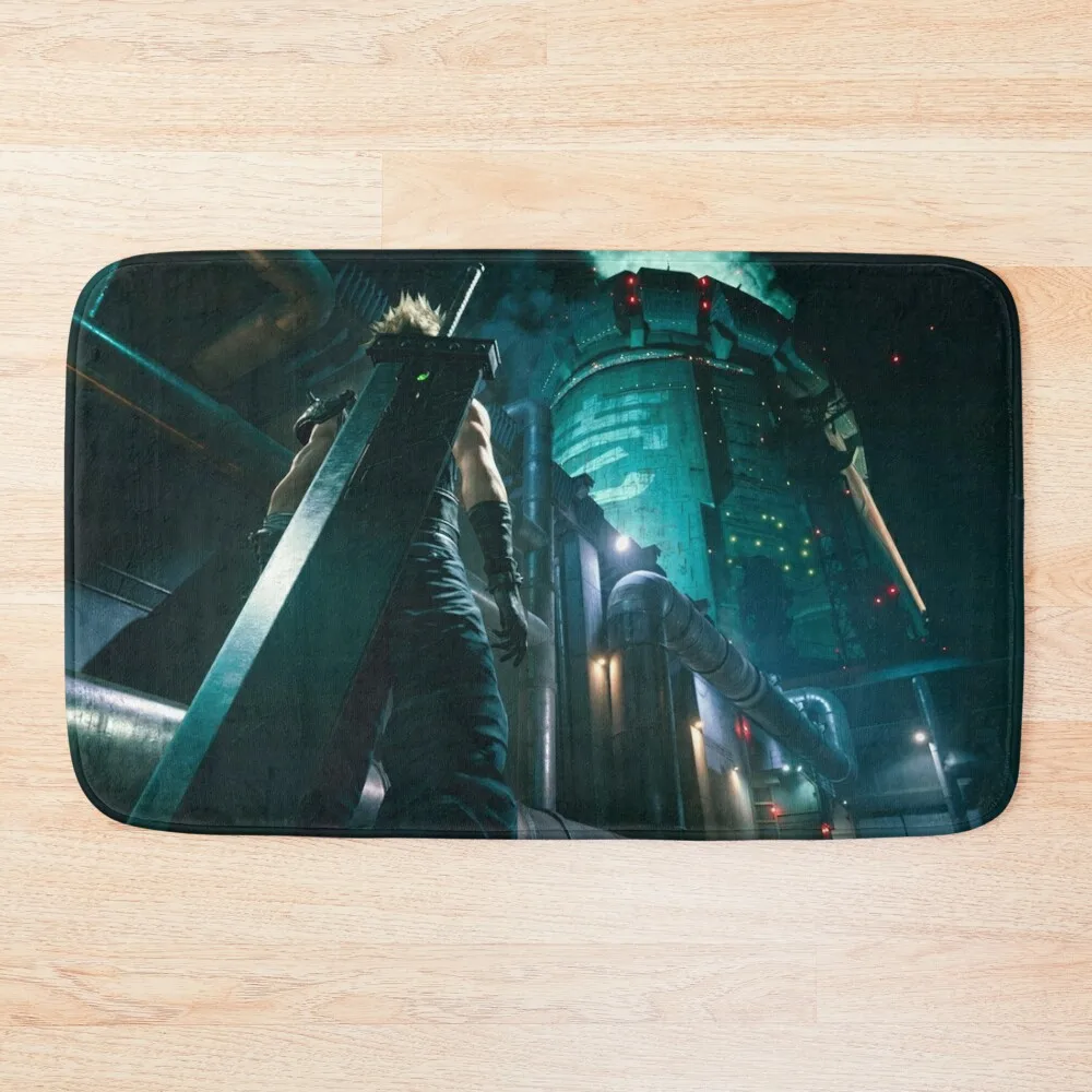 

Cloud Strife - Mako Reactor 1 [Remake] Bath Mat Entrance Door Carpet Rug Kitchen Rug Quick-Drying Bathroom Mat