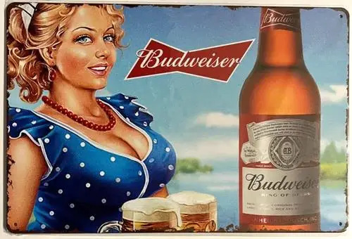 Letrero Metálico Novedoso de Cerveza; ¡NUEVO!