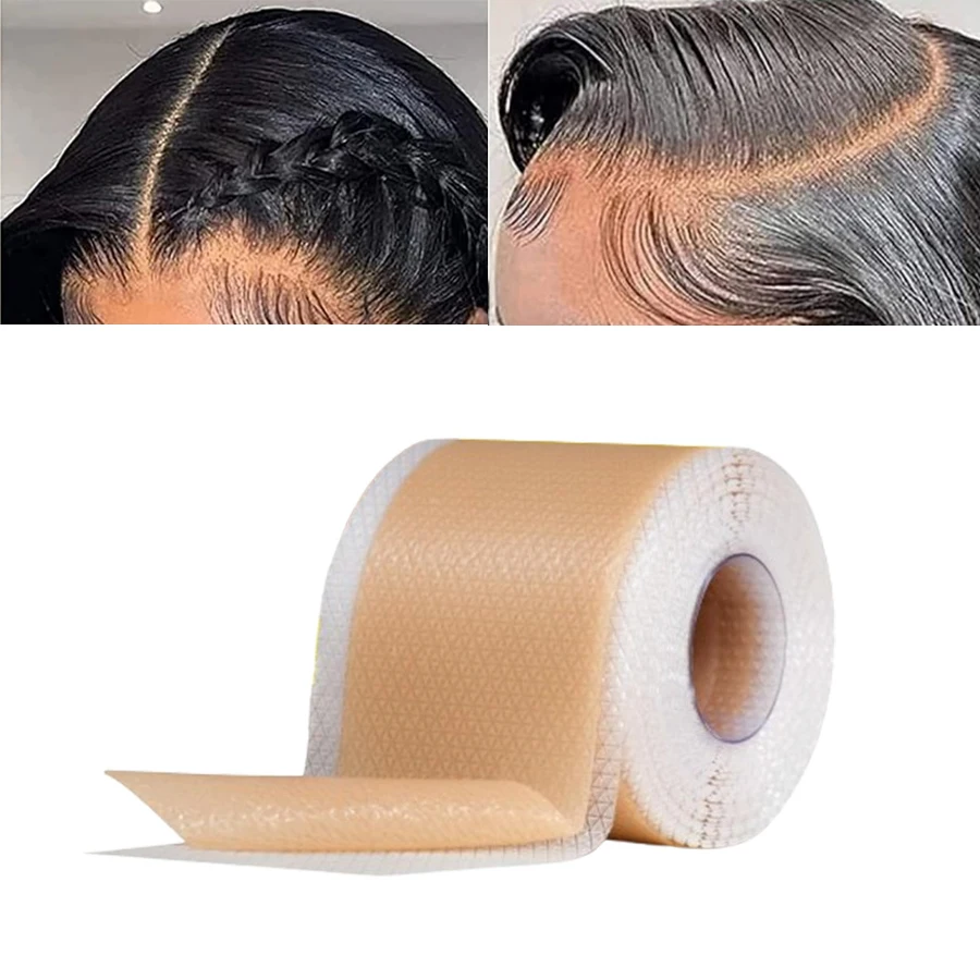 

Wig Adhesive Tape Lace Wig Grids Silicone Lace Tape Healer Breathable Wig Knots Healer Hair Tape Non-Slip Silicone Scar Tape