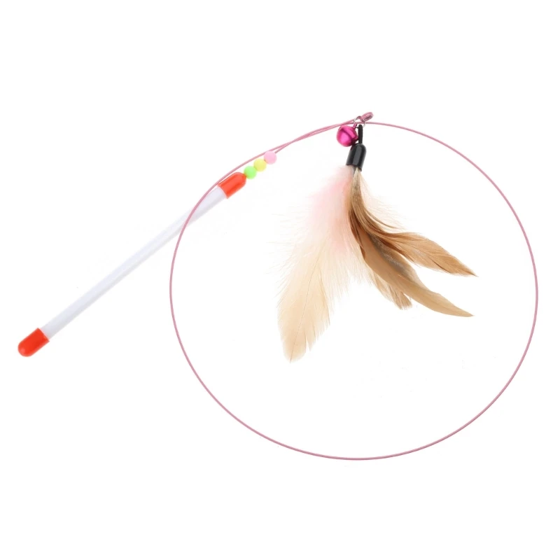 for Cat Feather Toy 90cm Wand Teaser with Interactive Catcher Teaser