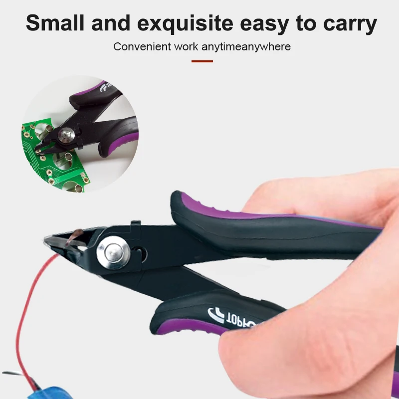 Precision Diagonal Pliers SK-5 Steel Electrical Wire Cutters Cable Flush Cutters Electronic Repair Cutting Nippers Side Snips