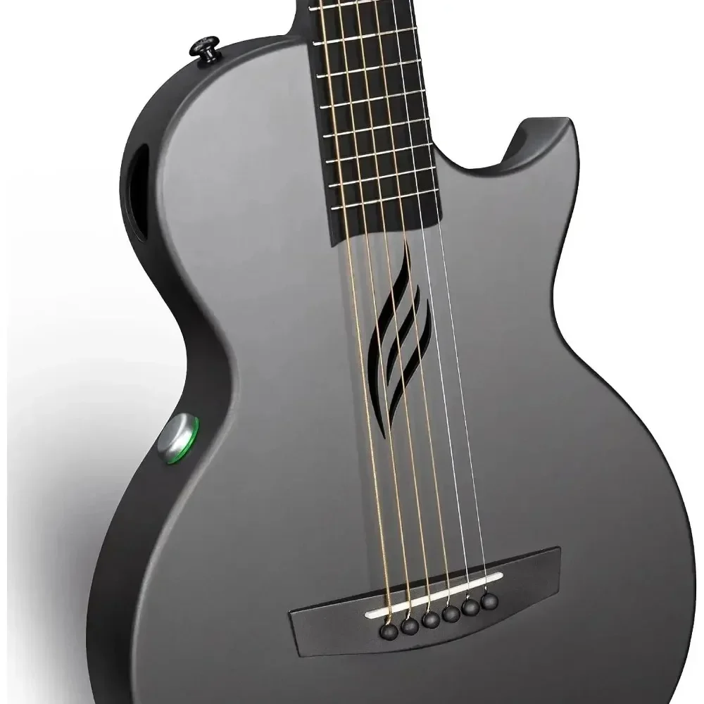 Enya nova go sp1 E-Gitarre Smart Carbon Faser Akustik 35 Zoll mit Pickup Case Gurt Kabel Reise Guitarra Violão