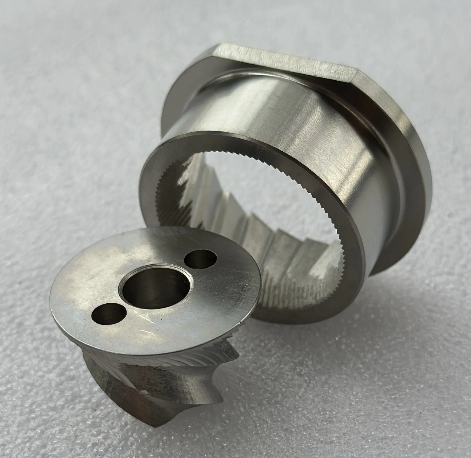 48mm Threaded Hole Stainless Steel Conical Burr Long Lasting Spare Parts For Baratza Nivona Coffee Grinder