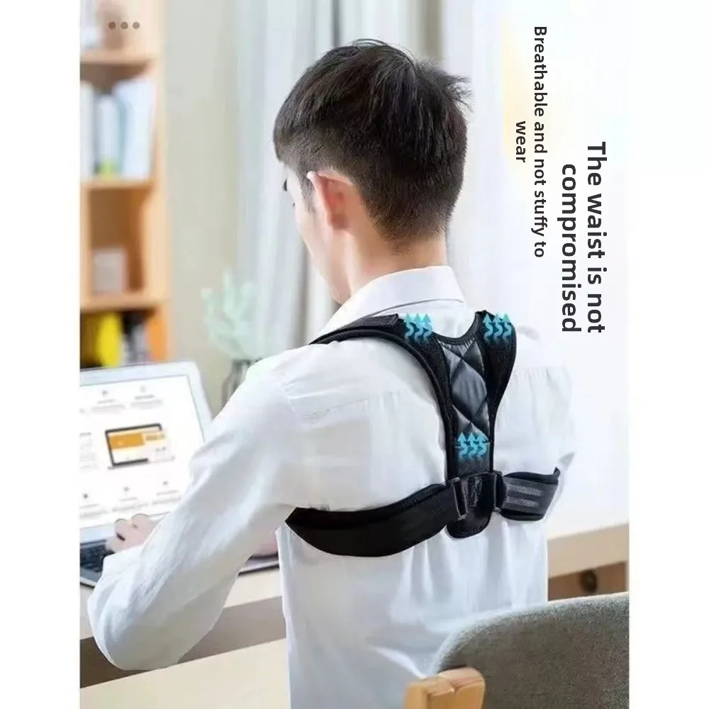 

New Breathable Posture Corrector Adjustable Reshape Body Back Brace Invisible Shoulder Straightener for Men Women