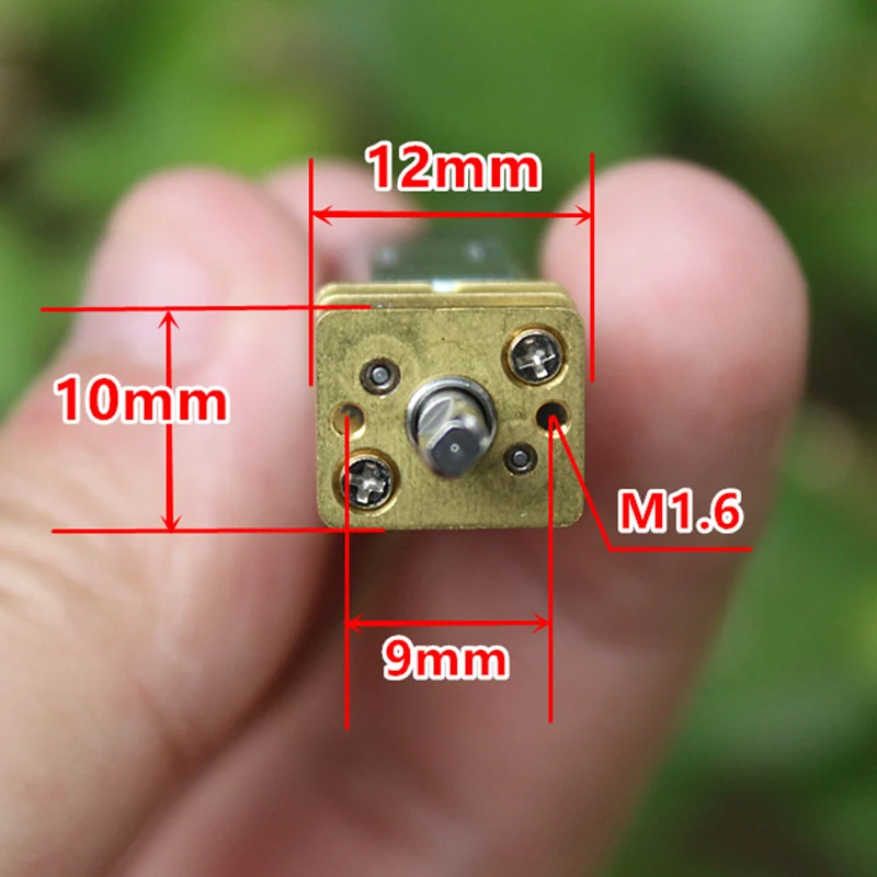Micro N30 Gear Motor DC 3V 5V 6V 31RPM Slow Speed Mini 12mm Full Metal Gearbox Gear Reduction Motor DIY Robot Smart Car Toy Lock