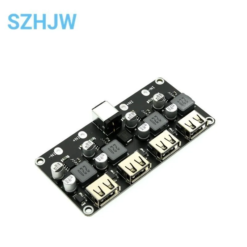 USB QC3.0 QC2.0 DC-DC Buck Converter Charging Step Down Module 6-32V 9V 12V 24V to Fast Quick Charger Circuit Board 3V 5V 12V