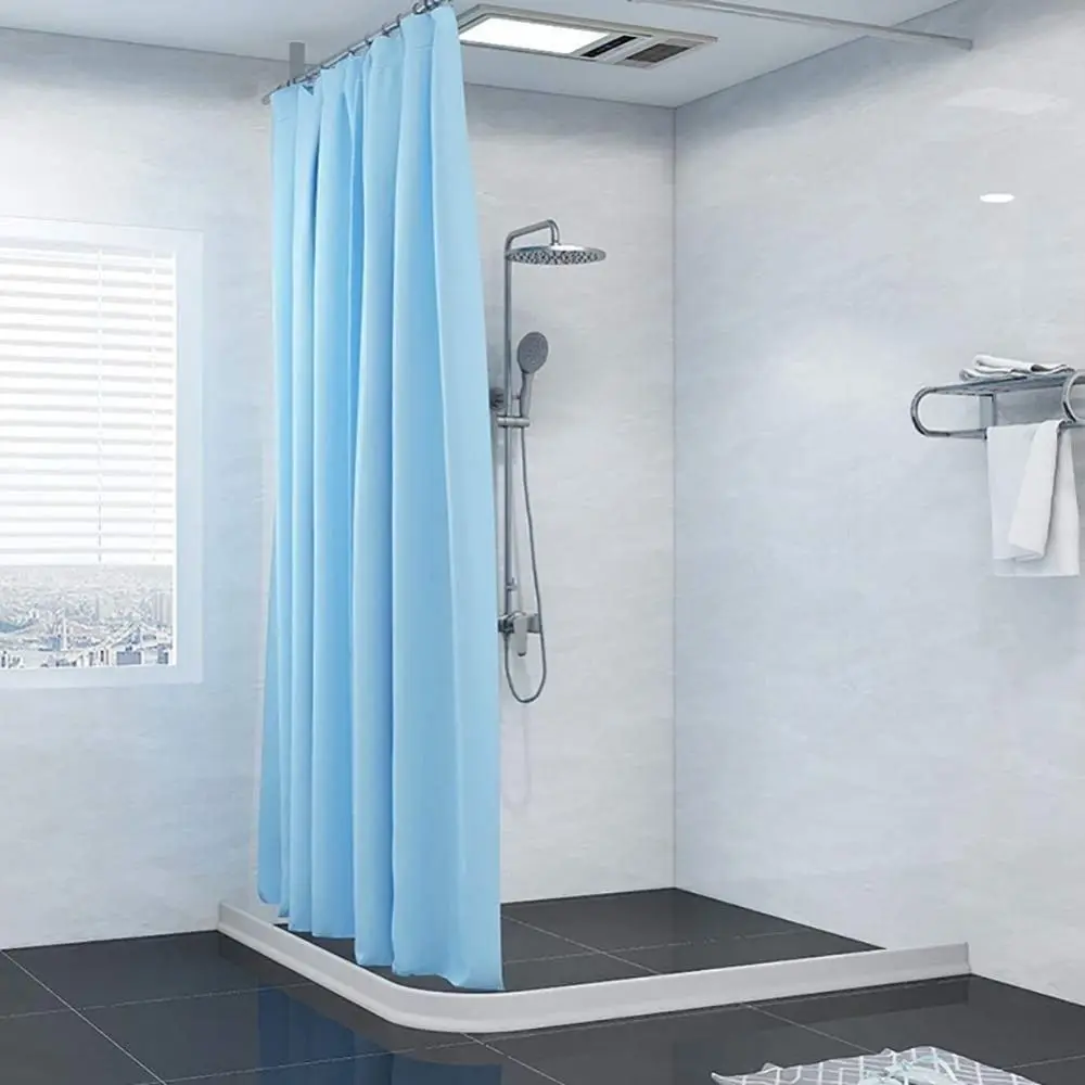100cm Shower Water Dam Wet Dry Separation Collapsible Design Shower Stopper Barrier Walk in Curbless Water Blocker Shower Area