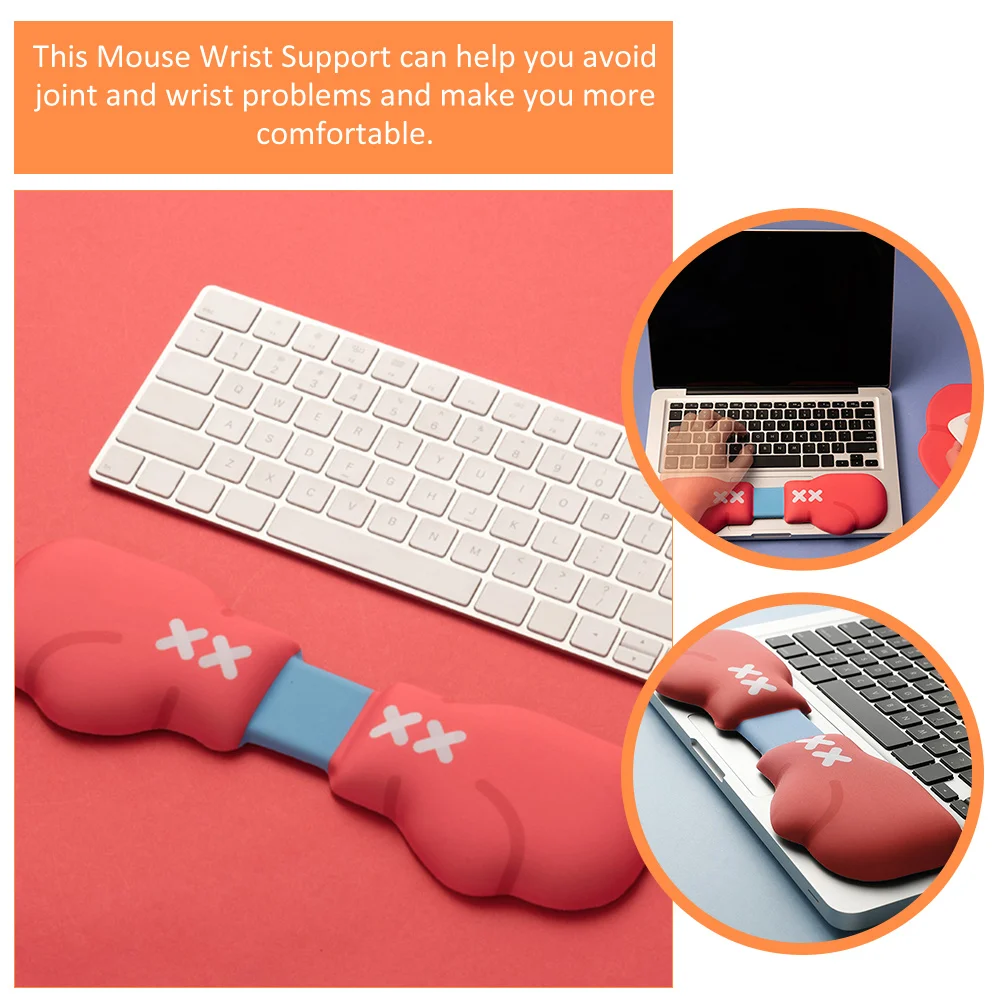 

Эргономичный коврик для клавиатуры и мыши, легкая подушка для запястья для компьютера, коврик для мыши, коврик для запястья для офиса и домашнего использования