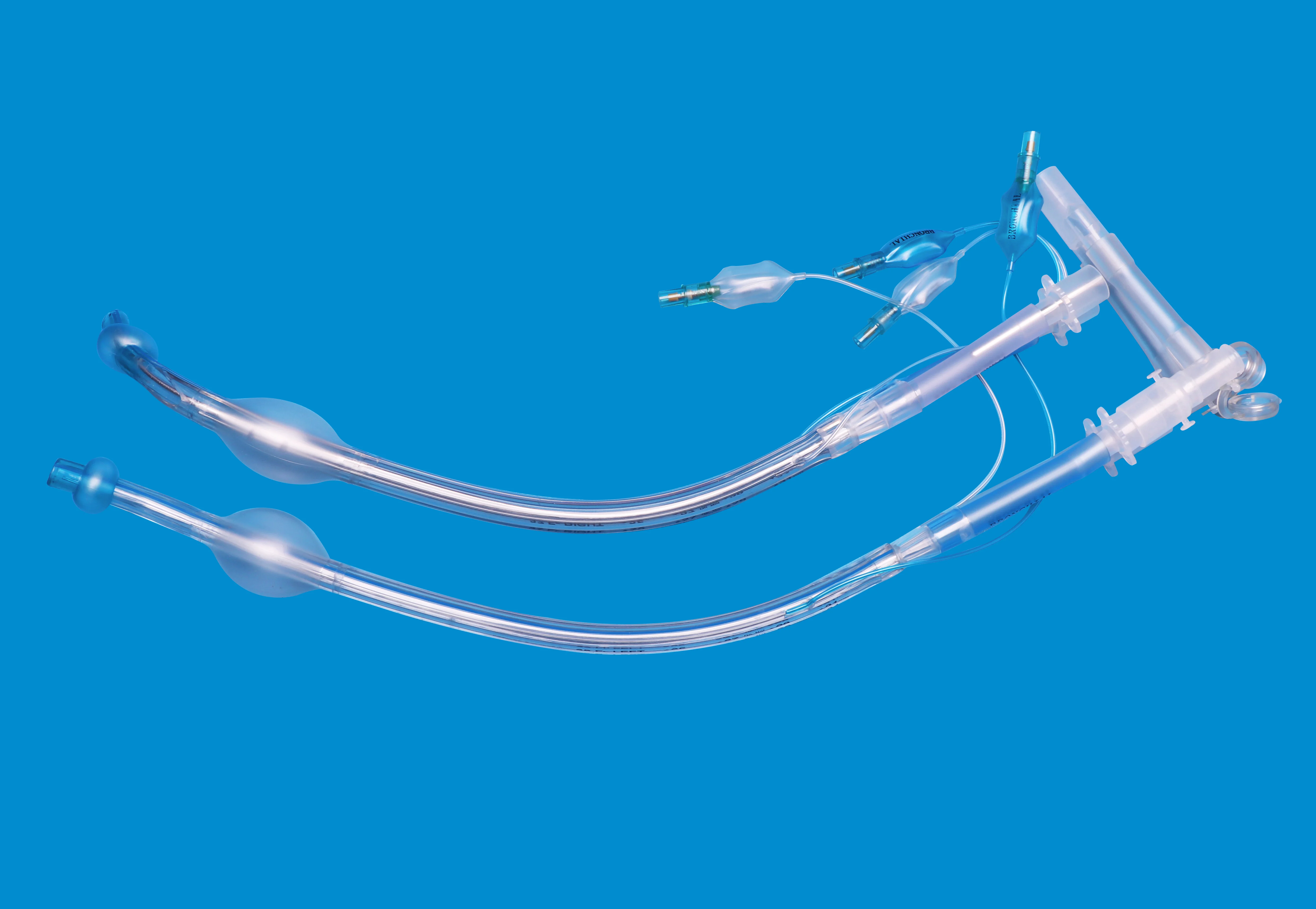 気道管理用ダブルルーメン気管支内視鏡チューブ、CE認証付き気管内チューブ