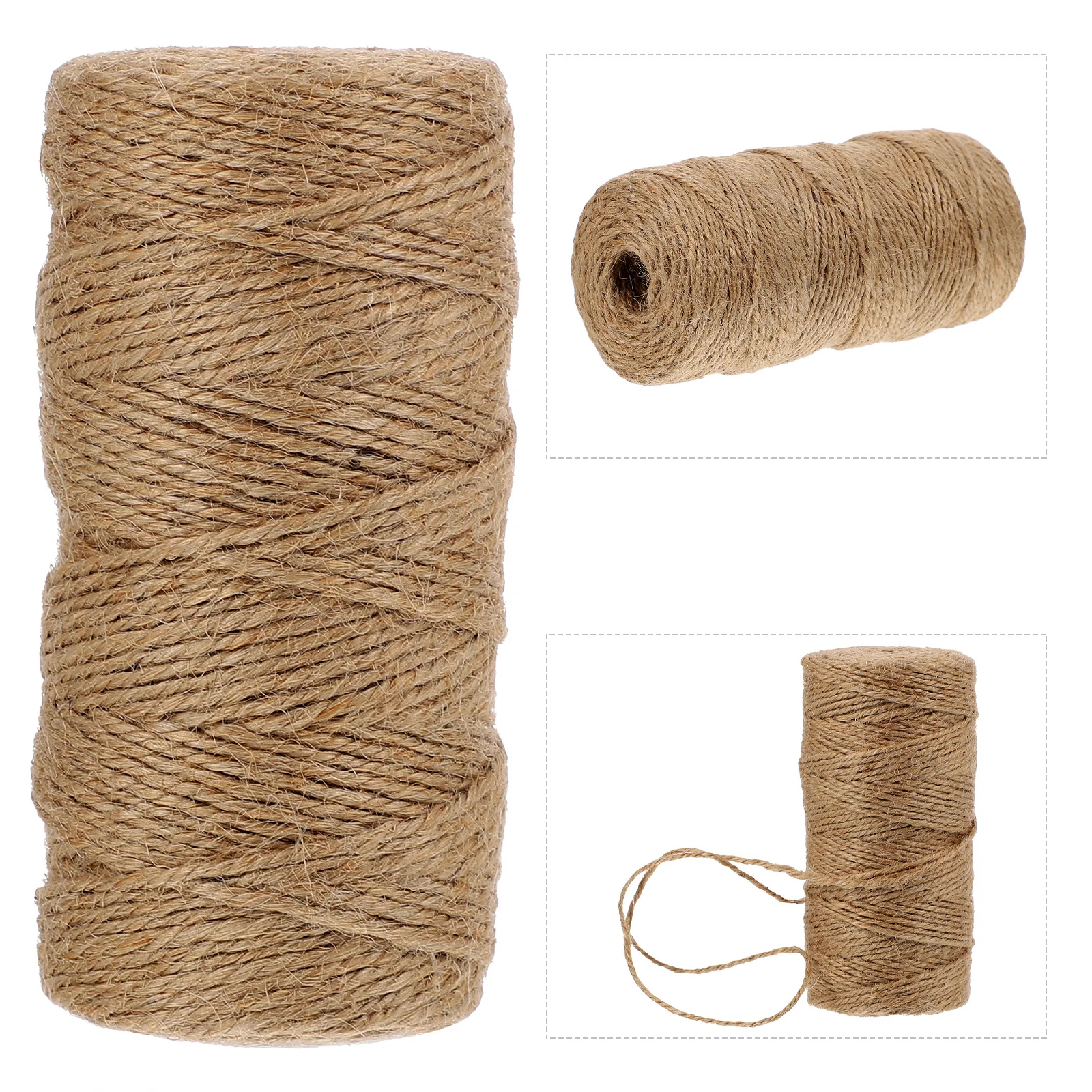 

2 рулона, 2 мм, деревенский джутовый шпагат, струна для рукоделия, художественная упаковка, подарочная упаковка, шпагат для украшения дома, офиса, вечеринки