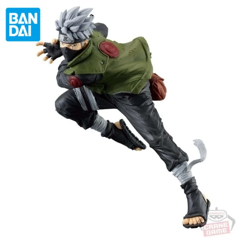 Bandai Good Smile Original NARUTO Anime Figure Hatake Kakashi Action Figure Toys for Boys Girls Children Birthday Gifts