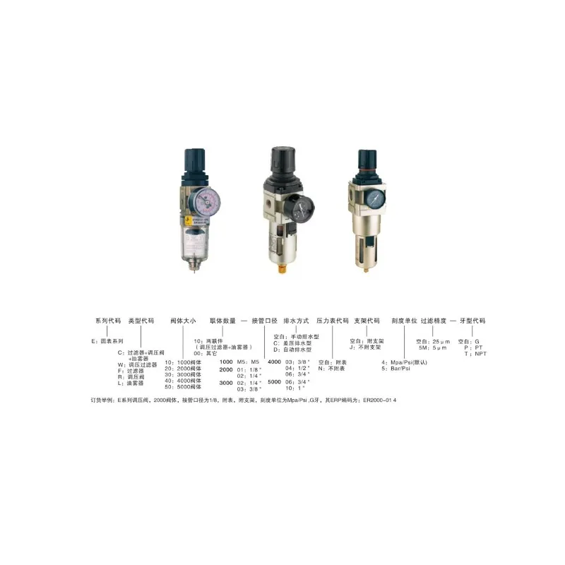 Air source processor EW filter pressure regulator EW2000/EW3000/EW4000/EW5000