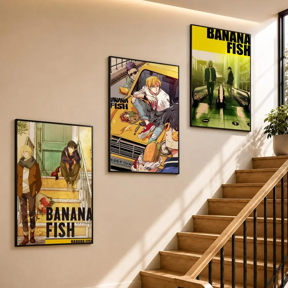 Anime Banana Fish Ash Lynx Eiji Okumura Poster Peel And Stick Wall Art PP Waterproof HD Bedroom Living Room Home Decor Gift view 3