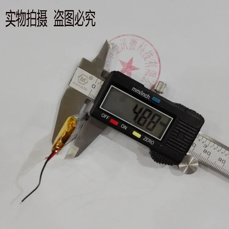 Kauwgom recorder batterij 3.7 V lithium batterij mail 501646 camera pen punt lezen pen 360 mAh grote capaciteit