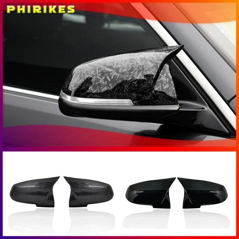 Für BMW 1 2 3 4 Serie f20 f30 f31 f32 f36 2012-up 320i 328i 330d 335i m3 m4 Look Ersatz stil Kohle faser Spiegel abdeckung