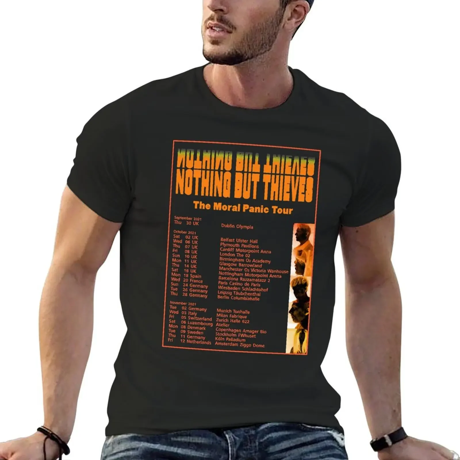 Moral Panic Tour Essential T-Shirt graphic t shirts graphic t shirt vintage sports fans oversized Men's t shirts