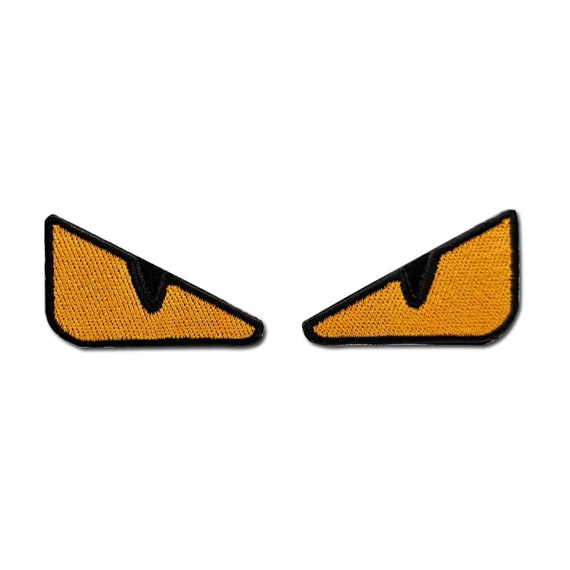 Popular Little Monster Devil\'s Eye Patch Embroidered Hook Loop Patches Armband Patch Personalized Cloth Patch One Pair
