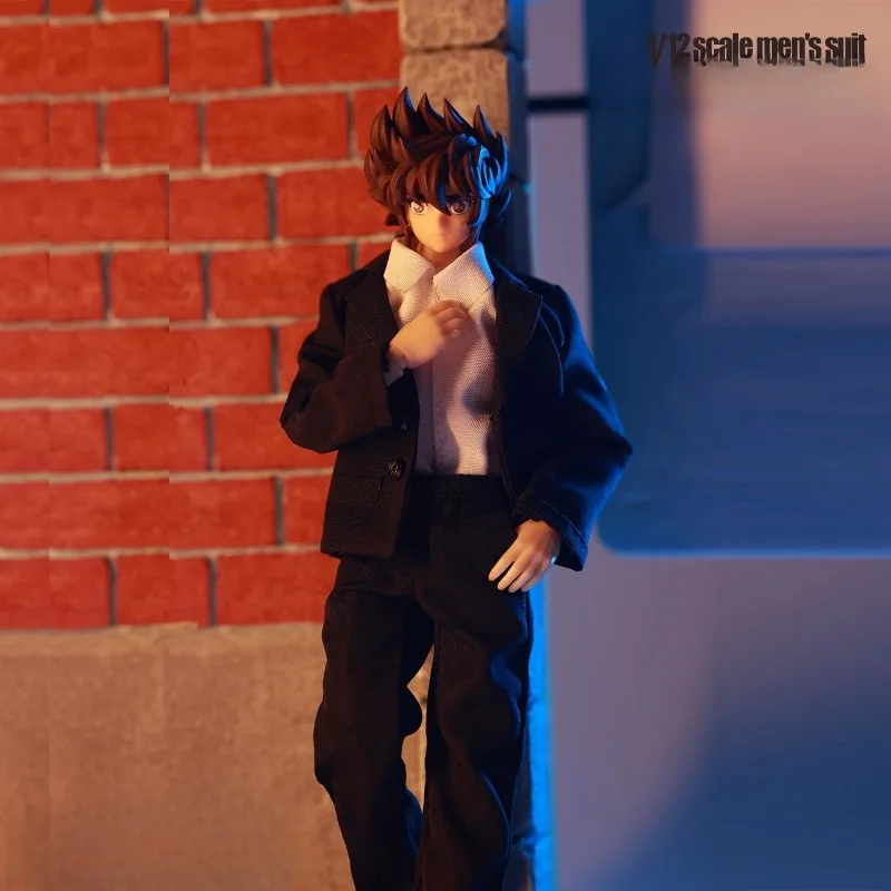 ACG-47 1/12 مقياس الاتجاه الملابس النمط الغربي الذكور دعوى قميص فستان أطفال مع سروال داخلي نموذج صالح 6 ''الجندي عمل الشكل الجسم الدمى