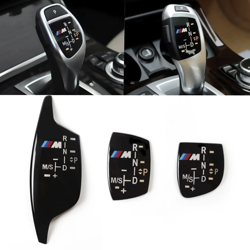 

M Power Performance Car Gear Shift Knob Panel Cover For BMW F01 F02 G02 G30 F10 F11 F12 F16 F20 F21 F30 F32 F34 F36 F48 F80