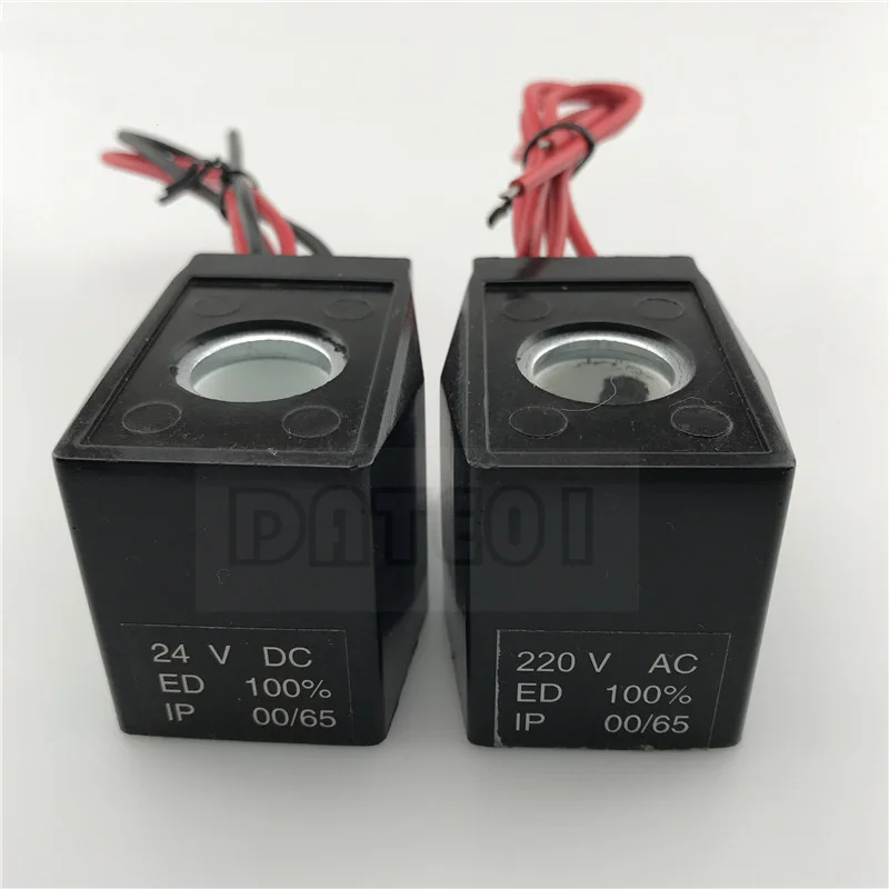 CKD Lead Plastic Sealing Coil AB410E Solenoid Water Valve Coil Inner Hole 16 Height 40mm 24VDC 220VAC