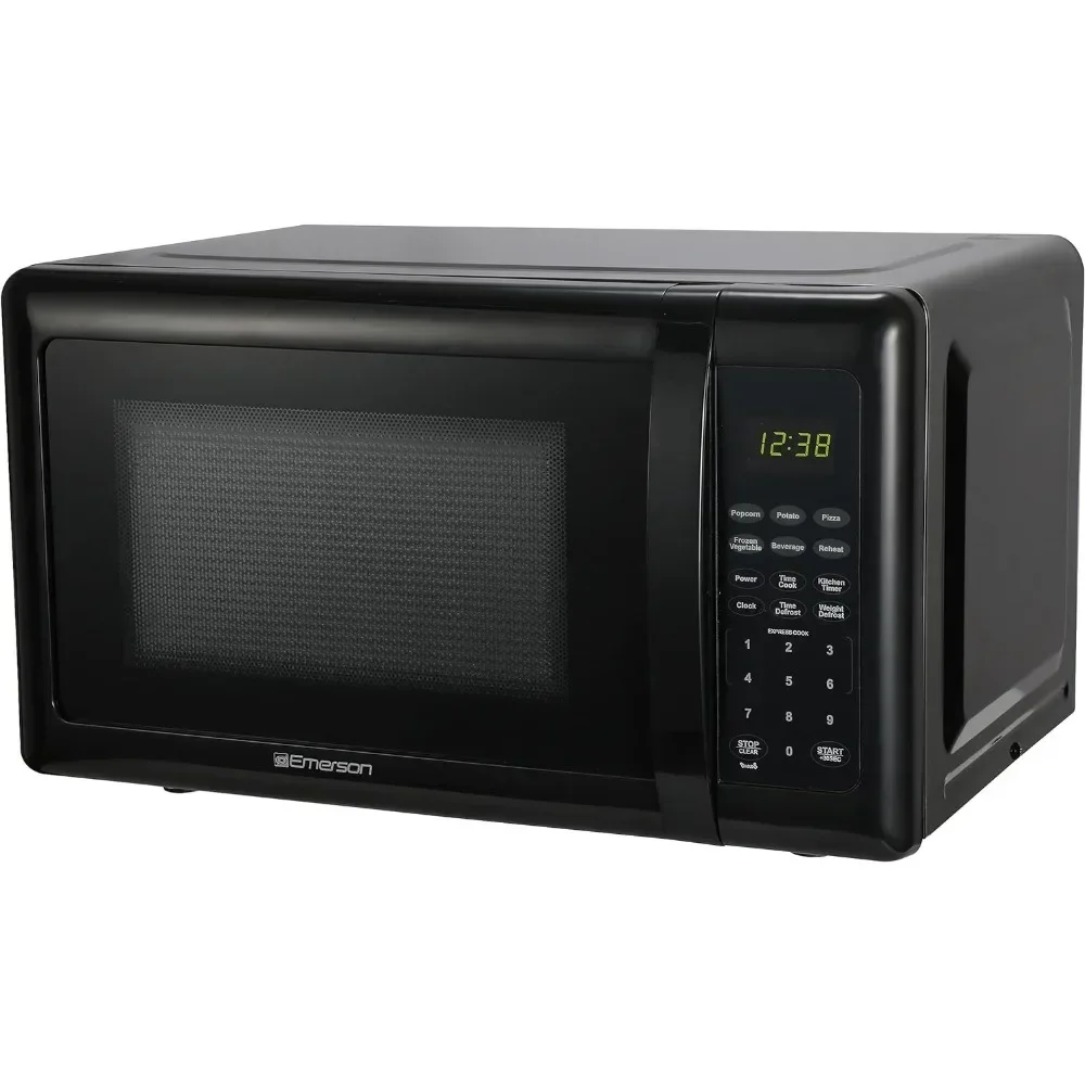 

Touch Control Kitchen Microwave Ovens 0.7 CU FT 700 Watt Black Microwave Oven Electric Microwave Oven Kitchen Microwave