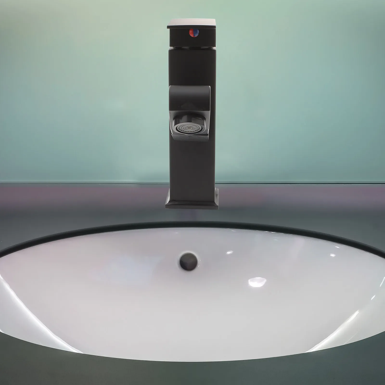Pull out Faucet for Bathroom Sink Kitchen Matte Black Wear resistant Scratch resistant Bubble Water Output Low Noise Sprayer