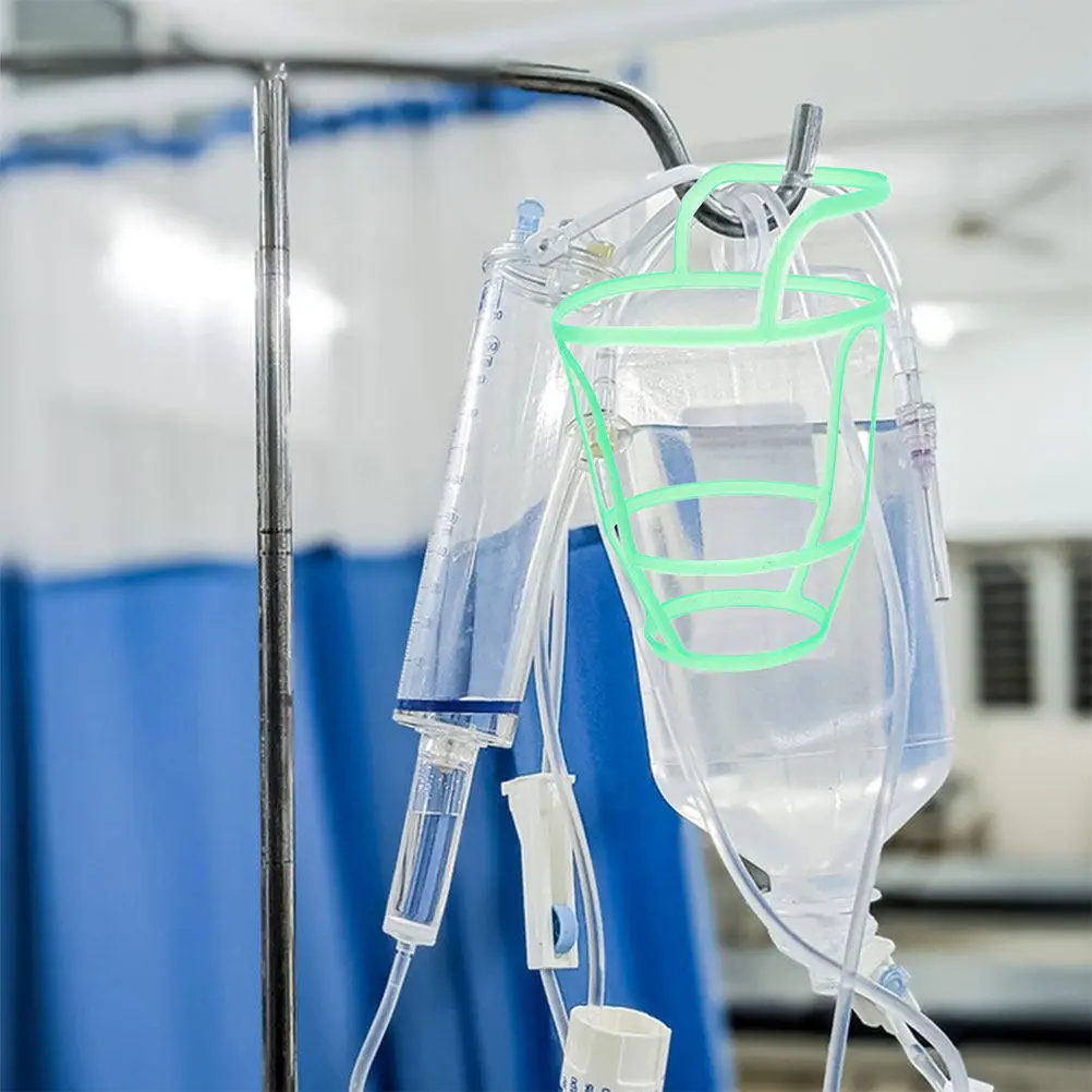 10Pcs Hospital Infusion Bottle Net Cover Plastic Grid Hanging Net for Saline Drip Bottles Iv Bottle Safety Holder