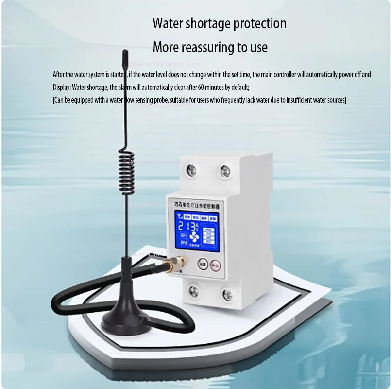 Wireless fully automatic remote water level controller, remote control intelligent sensing switch
