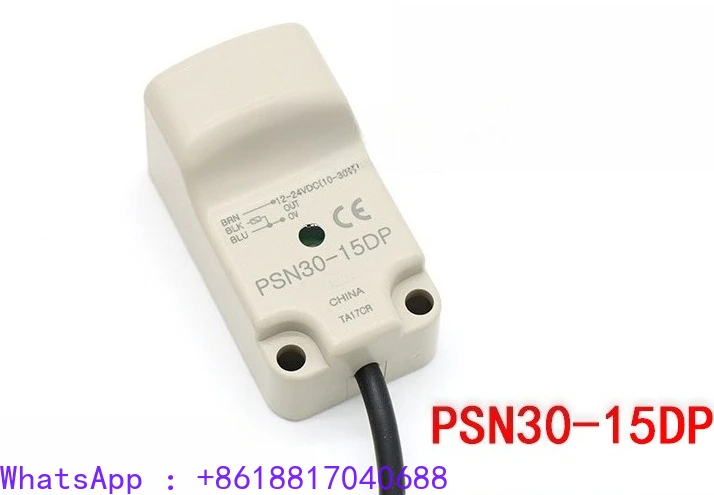 

Квадратный датчик приближения PSN30-15DP, трехпроводной выход PNP постоянного тока