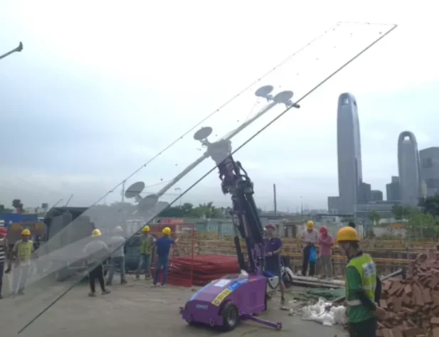 Small Electric Vacuum Glass Suction Cup Car Curtain Wall Glass Installation Truck Lifting Robot Strong Vacuum Suction Crane